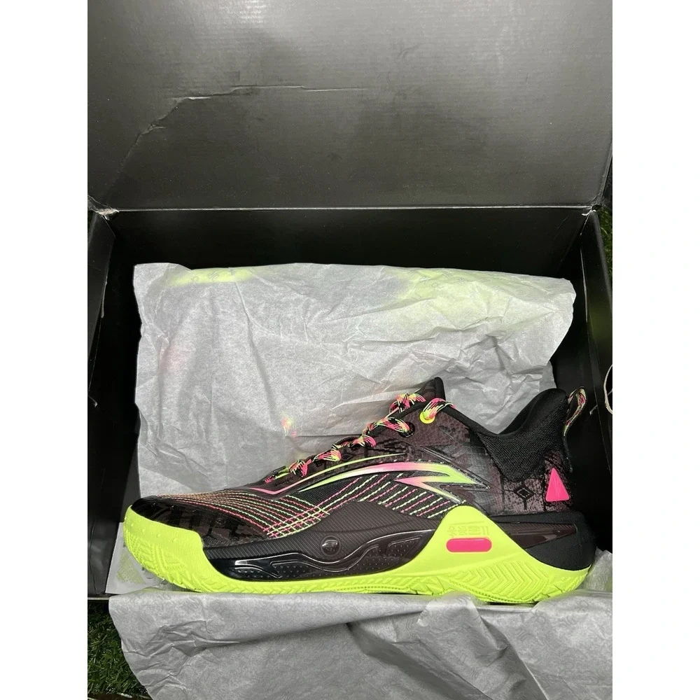 Size 9.5 - ANTA Mens' Kyrie Irving Kai1 Speed Basketball Sneakers Afro Futurism